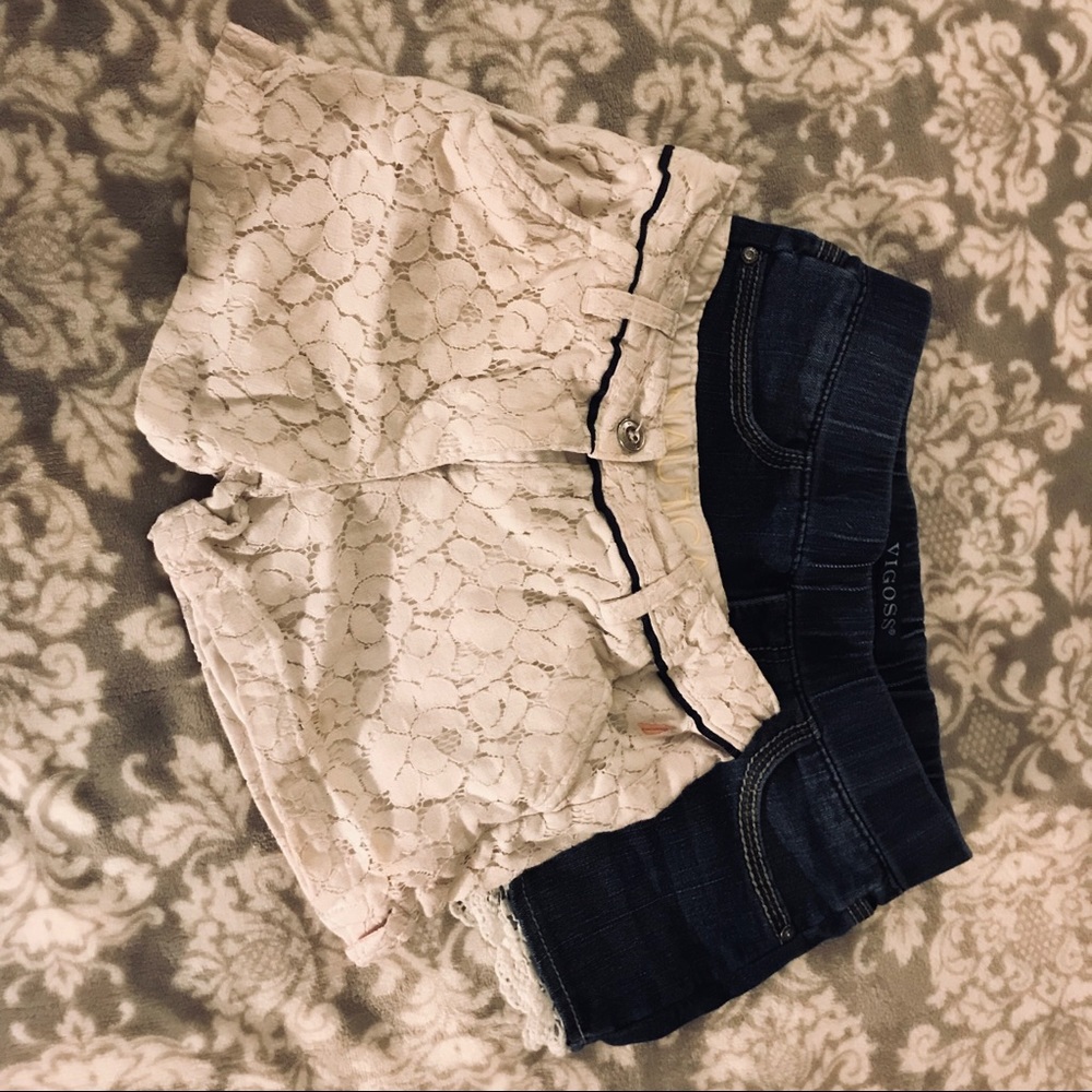 Nautica & Vigoss Lacey girls shorts size 8